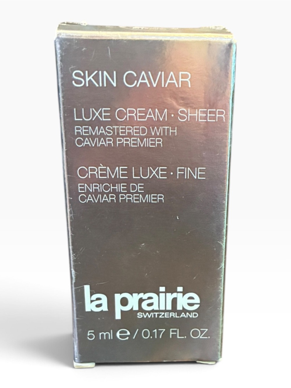 NIB La Prairie Skin Caviar Luxe Cream Sheer 5ml Travel Size .17oz Luxury Skincar